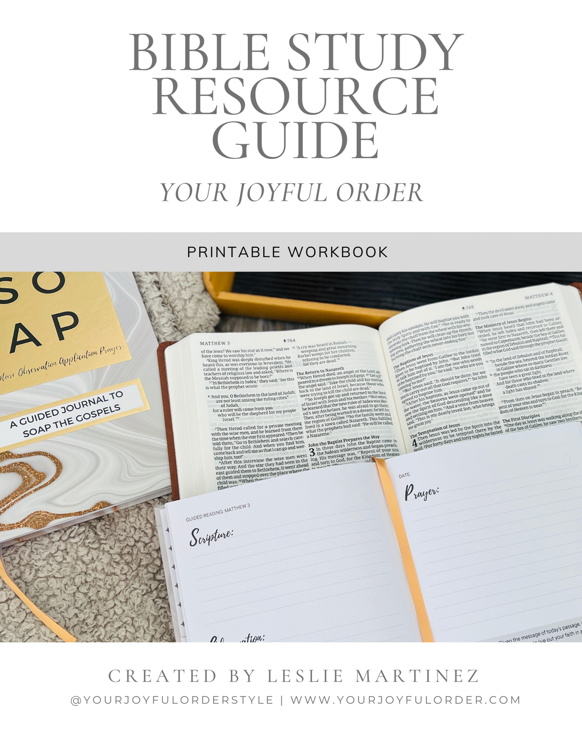 Study Resource Guide Bible Study Resource Guide – Shop Joyful Order