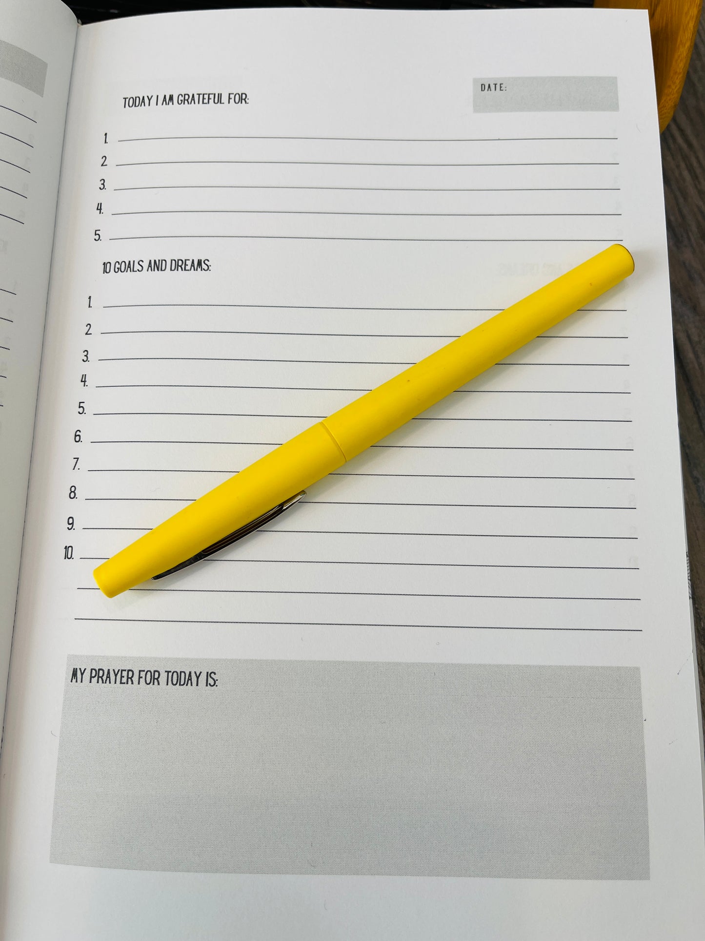Gratitude, Goals & Prayer Journal