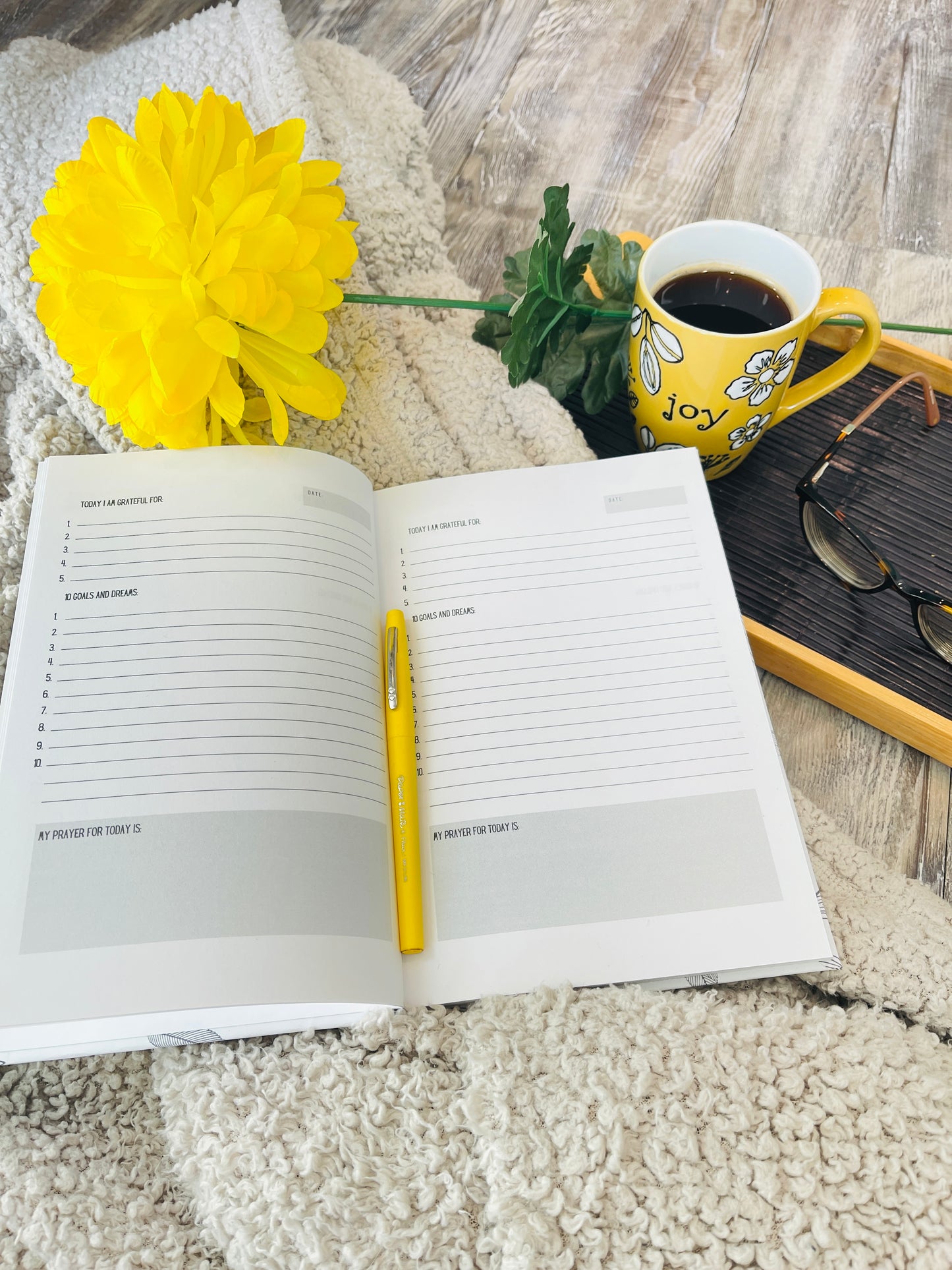 Gratitude, Goals & Prayer Journal