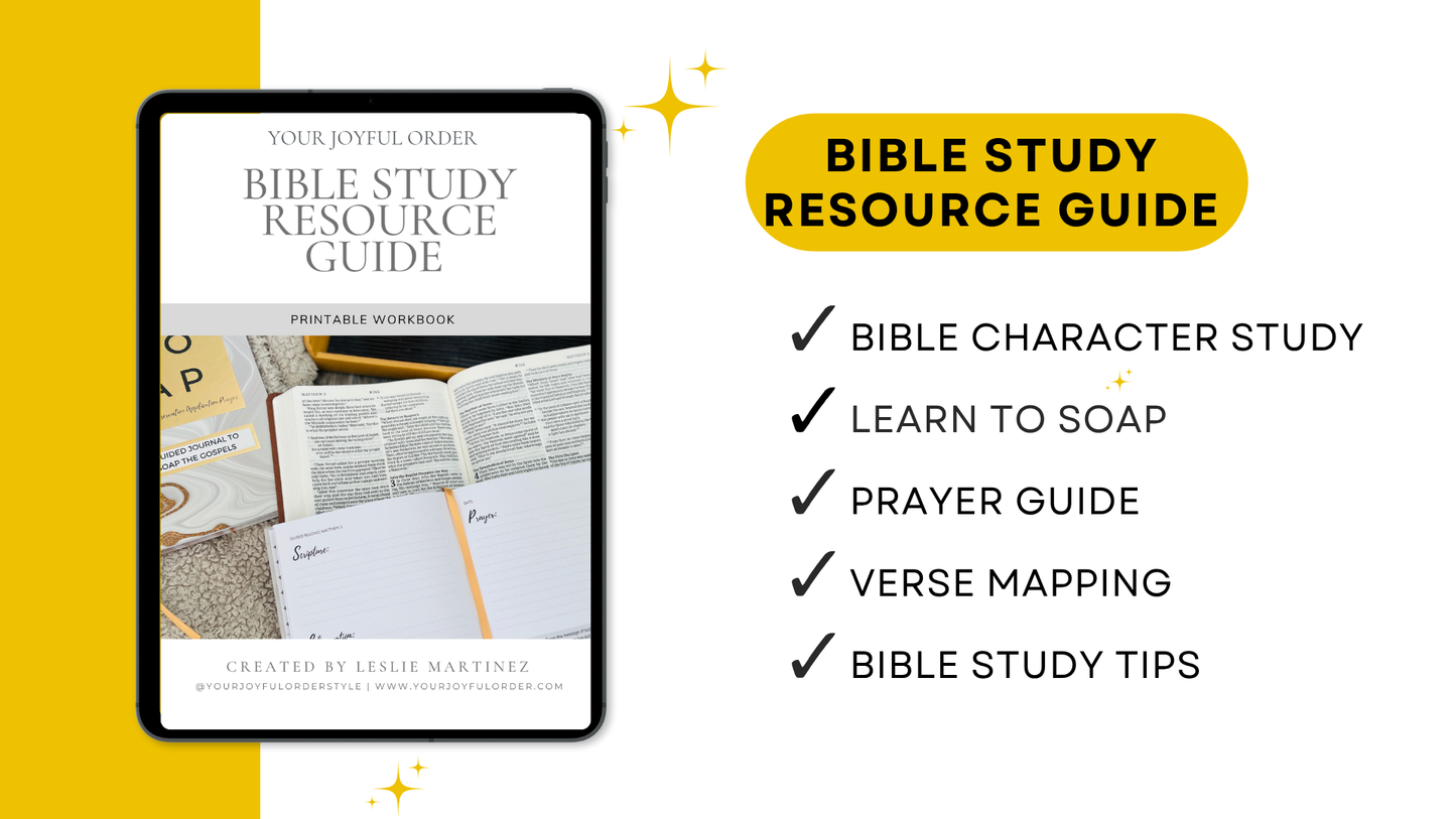 Bible Study Resource Guide