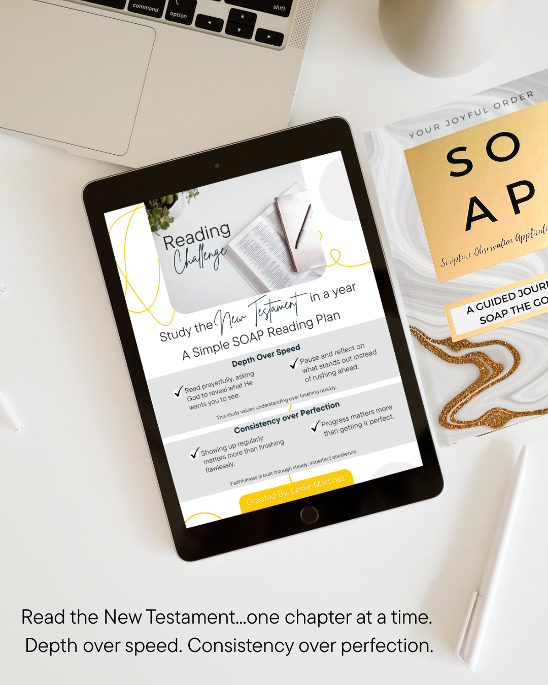 Read the New Testament in One Year-  A Simple SOAP Reading Plan (Digital Download)